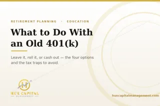 What to Do With an Old 401(k): Your Four Options Explained