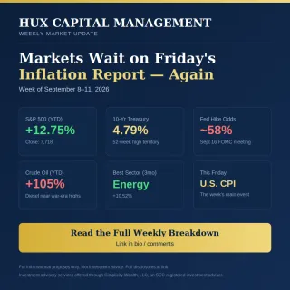 Hux Market Update for the Week of Sept 8-11, 2026