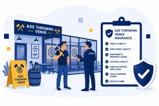 Axe Throwing Venue Insurance UK | Specialist Activity Cover