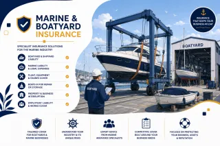 Marina & Boatyard Insurance UK | Specialist Operator Cover