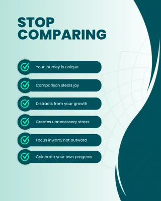 Stop Comparing for a Happier Life