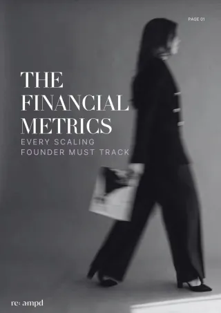 The Financial Metrics Every Scaling Founder Must Track
