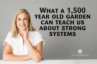 What a 1,500 year old water system can teach us about strong systems