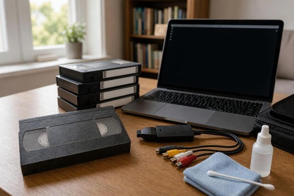 Spring loft clear-out: should I convert old VHS and camcorder tapes before damp causes damage?