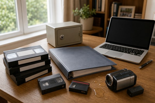 Does home insurance cover family video tapes after fire, flood or accidental damage?