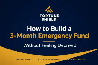 How to Build a 3-Month Emergency Fund Without Feeling Deprived | Fortune Shield