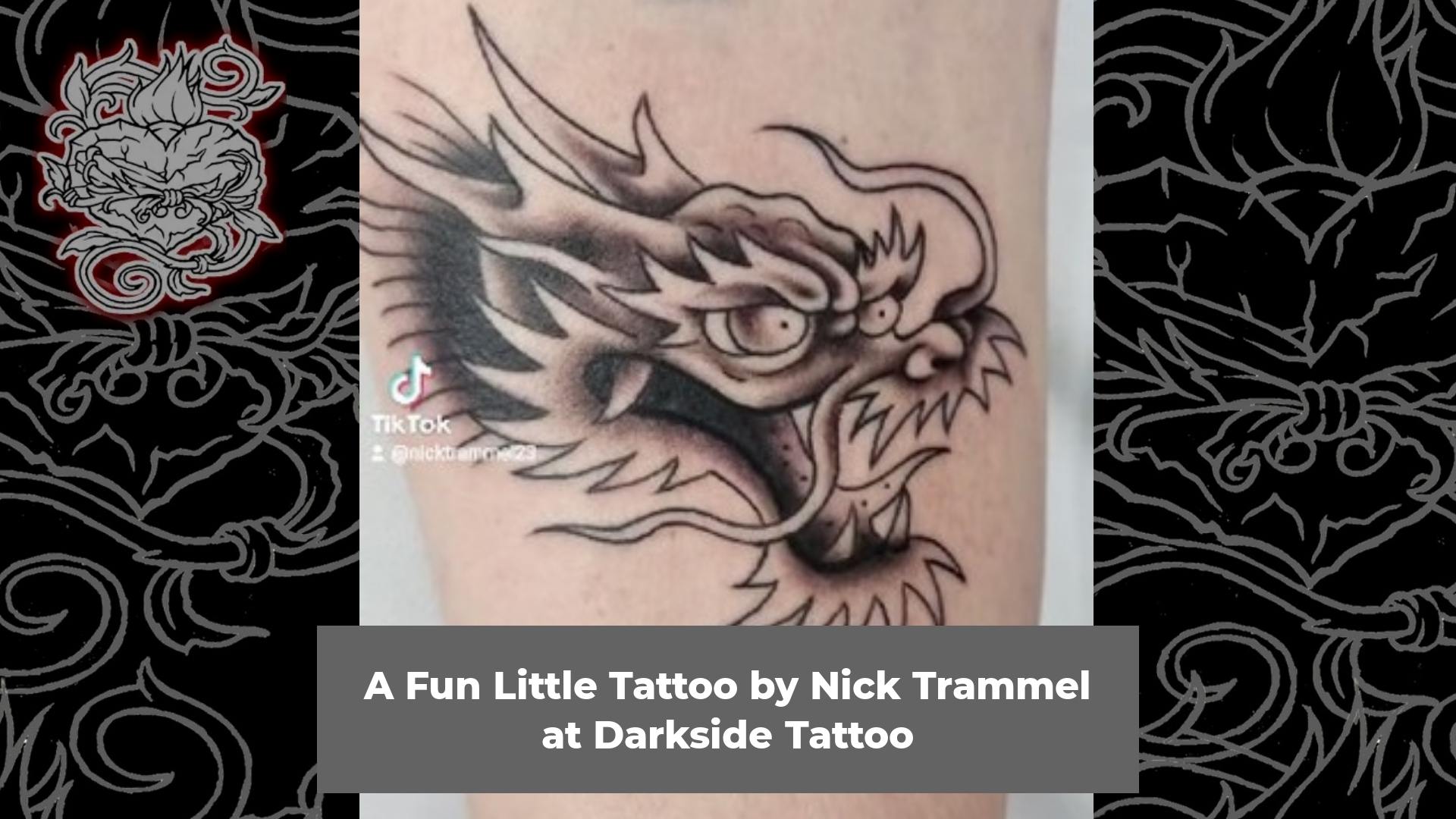 A Fun Little Tattoo by Nick Trammel at Darkside Tattoo