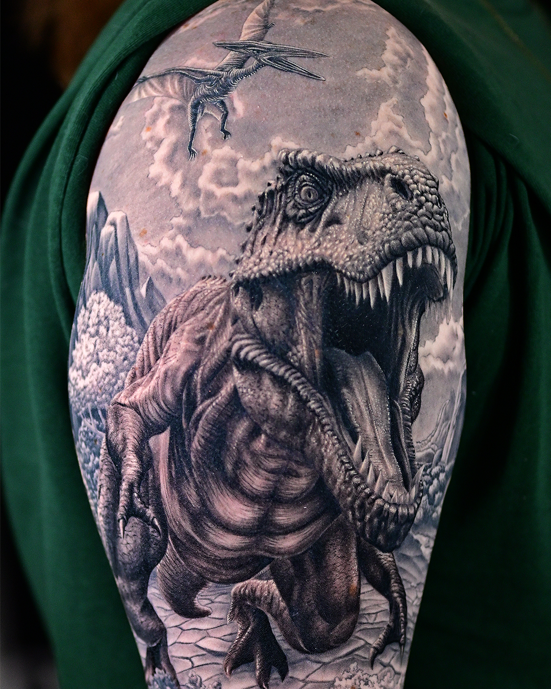 Jurassic Park Dinosaur Sleeve