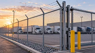 Truck Yard Fencing Brampton | Fencecore Inc.