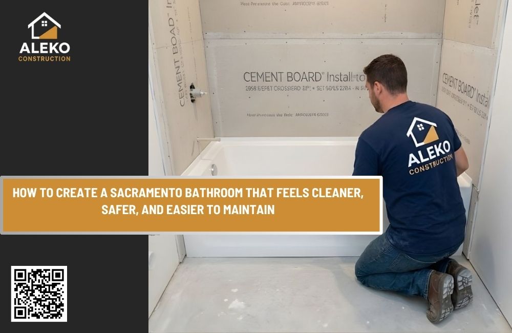 How to Create a Sacramento Bathroom That Feels Cleaner, Safer, and Easier to Maintain