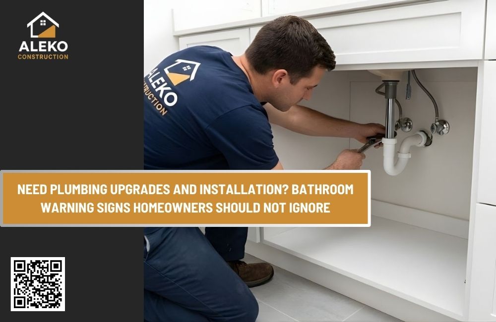 Need Plumbing Upgrades and Installation? Bathroom Warning Signs Homeowners Should Not Ignore