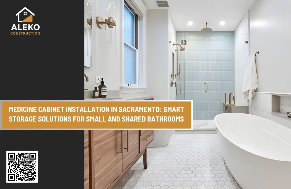 Medicine Cabinet Installation in Sacramento: Smart Storage Solutions for Small and Shared Bathrooms