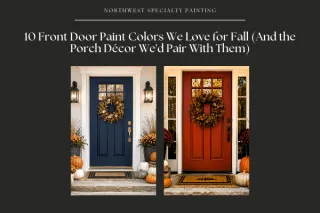 10 Front Door Paint Colors for Fall in Idaho & Oregon