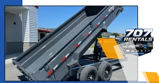 How Does the 12-Foot Dump Trailer Support Petaluma, CA Holiday Retail and Wine Club Inventory Prep?