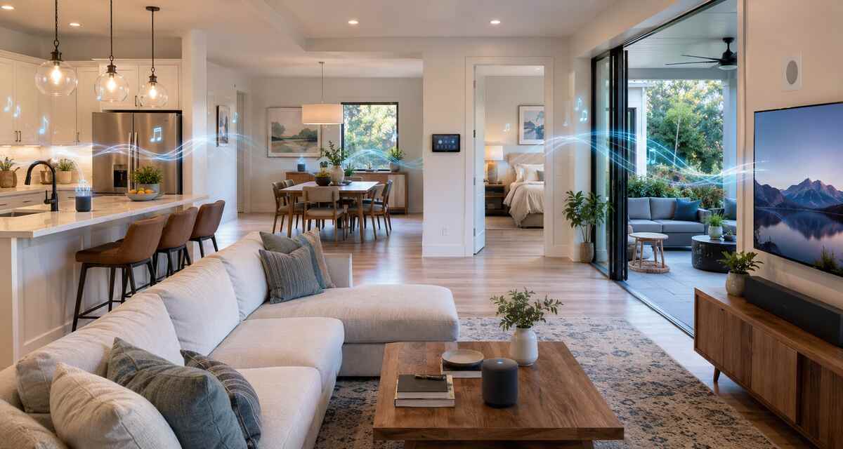 Where Music Follows You Like Air: A Guide to Whole Home Audio Systems