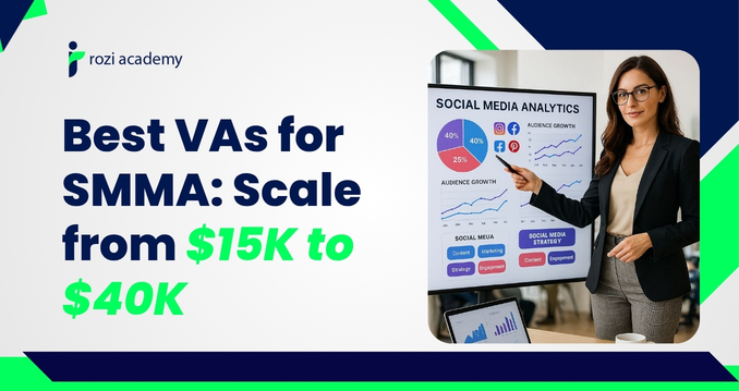 Best VAs for SMMA: The 6 Roles That Helped Us Scale from $15K to $40K/Month