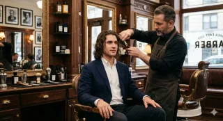 Long Haircuts for Men in Manhattan: Why Barbers Beat Salons