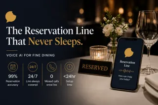 Voice AI for Fine Dining: The Reservation Line That Never Sleeps