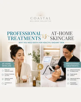 Professional Treatments vs. At-Home Skincare: Why You Need Both for Healthier, Radiant Skin