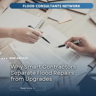   Why Smart Contractors Separate Flood Repairs from Upgrades
