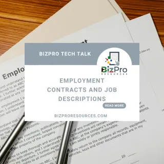 HR: Employment Contracts and Job Descriptions - What Every Employer Must Know