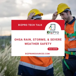OHS: Rain, Storms, and Severe Weather Safety: Protecting Employees During Changing Conditions
