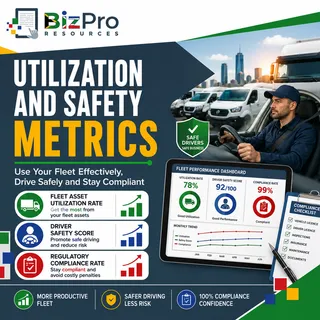 Fleet Utilization and Safety Metrics: Measuring Vehicle Use, Driver Safety and Compliance