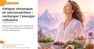 Fatigue chronique et micronutrition : comment recharger l'énergie cellulaire de vos patients