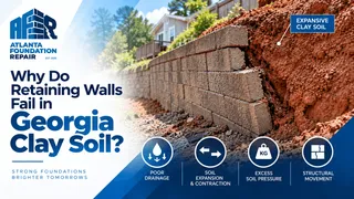 Why Do Retaining Walls Fail in Georgia Clay Soil?