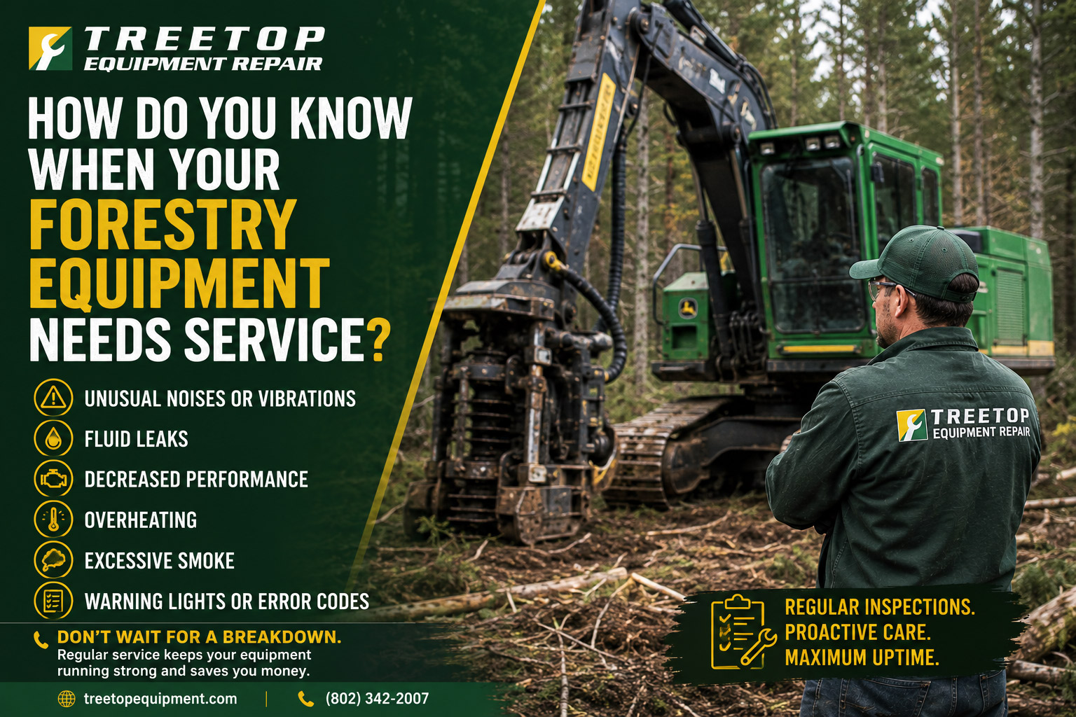 How Do You Know When Your Forestry Equipment Needs Service?