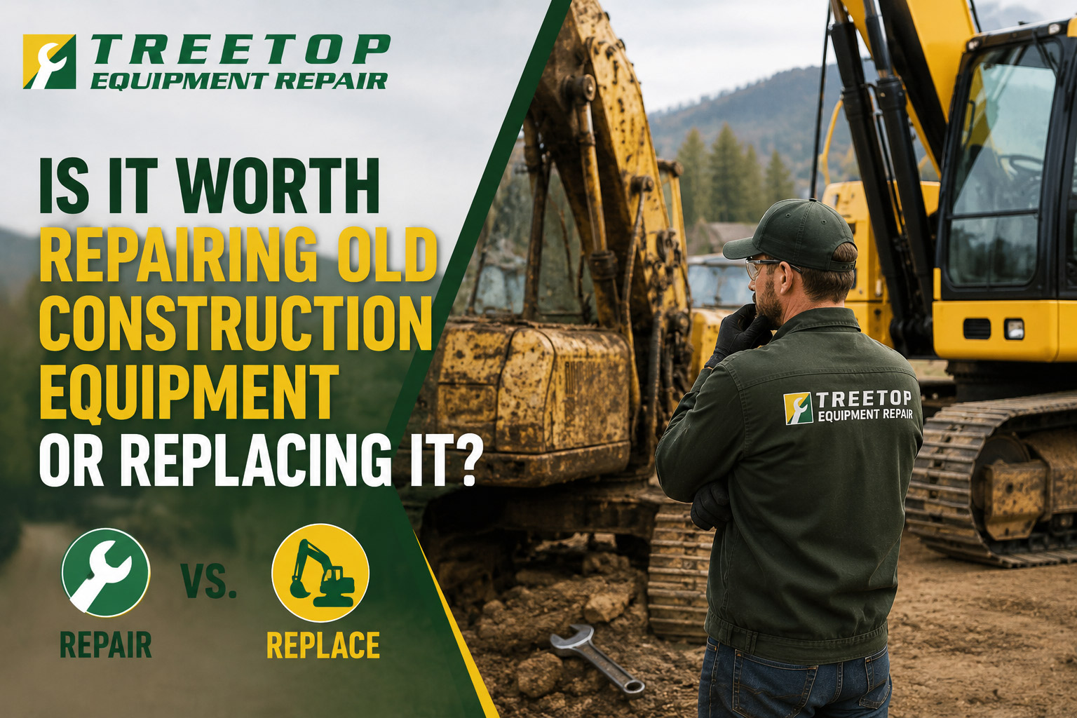 Is It Worth Repairing Old Construction Equipment or Replacing It?