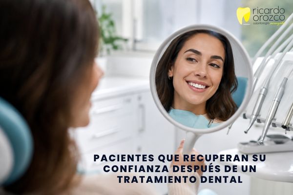 Pacientes que recuperan su confianza después de un tratamiento dental