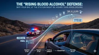 The “Rising Blood Alcohol” Defense: Why Your BAC at the Station Might Be Higher Than When Driving