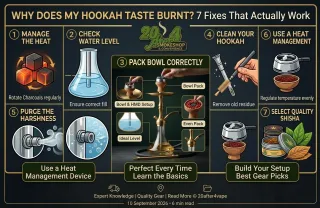 Why Does My Hookah Taste Burnt? 7 Fixes That Actually Work