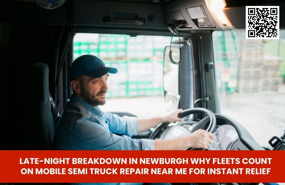 Late-Night Breakdown in Newburgh Why Fleets Count on Mobile Semi Truck Repair Near Me for Instant Relief