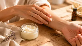What your skin is actually absorbing — and why I make my own massage butters from tallow, shea and herbs