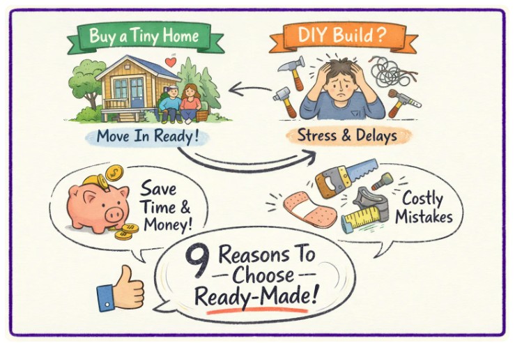 Why Buying a Tiny Home Often Beats DIY