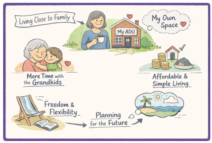 Why Women Choose Tiny Home ADUs on Their Kids' Property