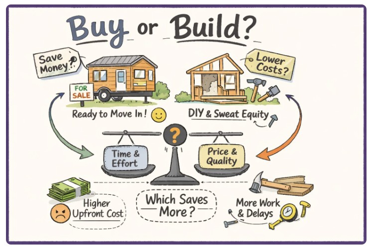 Is it Cheaper to Buy a Tiny House or Build One?