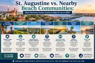 St. Augustine vs. Nearby Beach Communities: Which Northeast Florida Location Is Right for You in 2026?