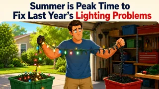 Summer is Peak Time to Fix Last Year's Lighting Problems: Here's What Homeowners Missed