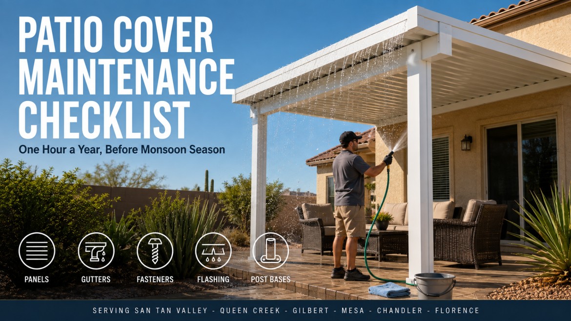 Patio Cover Maintenance Checklist for Arizona Homes