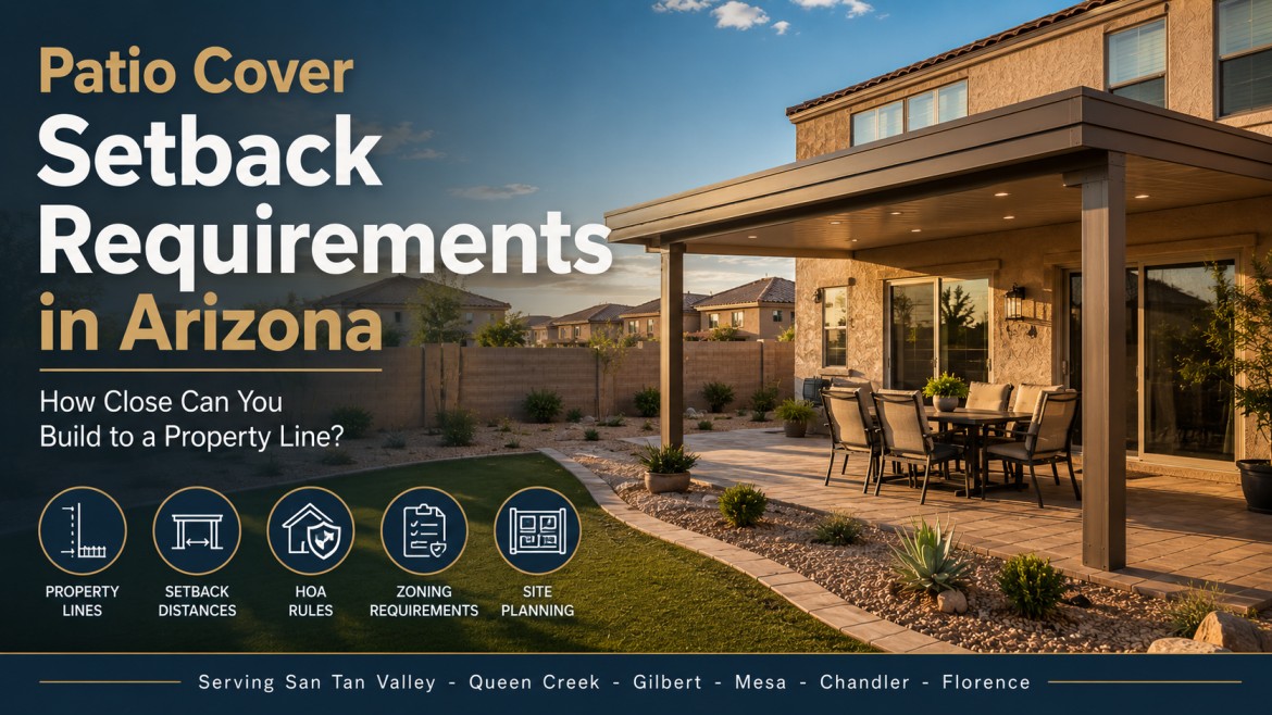 Patio Cover Setback Requirements in Arizona