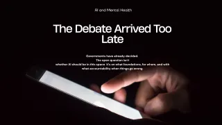 Ai and Mental Health