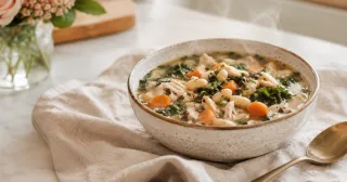 A Cozy Tuscan White Bean and Chicken Soup for Busy Nights