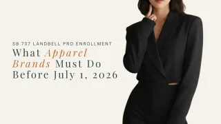 SB 707 Landbell PRO Enrollment: What Apparel Brands Must Do Before July 1, 2026 | Amalé