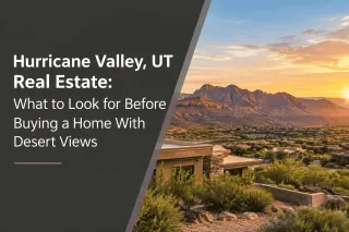 Hurricane Valley, UT Real Estate: What to Look for Before Buying a Home With Desert Views