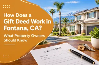 How Does a Gift Deed Work in Fontana, CA? What Property Owners Should Know