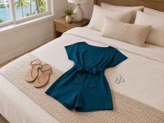 Honest Review: Vetinee Women's Belted Romper — The Dinner Outfit That Went to Europe, Came Home, and Stole the Show on Two Cruises