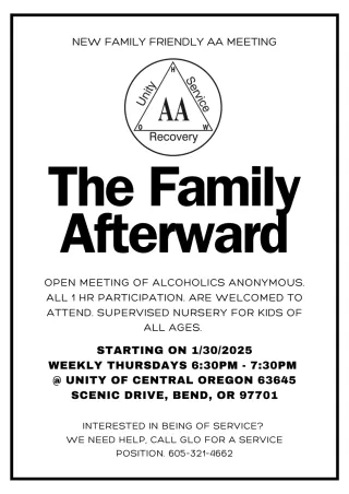 The Family Afterward AA Meeting